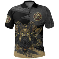 Viking Odin Polo Shirt Valknut, The Symbol Of Odin RLT12 - Wonder Print Shop