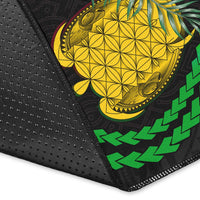 (Custom Personalised) Vanuatu Heart Polynesian Area Rug Turtle Sand Drawings LT13 - Wonder Print Shop