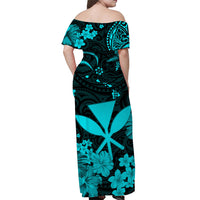 Hawaii Matching Hawaiian Shirt And Dress Polynesia Turquoise Kanaka Maoli LT13 - Wonder Print Shop