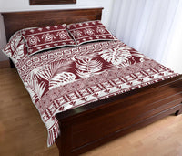 Hawaii Quilt Bed Set Pattern Version Unique Red LT13 - Wonder Print Shop