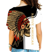 skull-native-american-cross-shoulder-shirt
