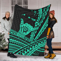 hawaii-shaka-polynesian-tribal-turquoise-blanket