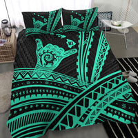 Hawaii Shaka Polynesian Tribal Turquoise Bedding Set LT12 - Wonder Print Shop