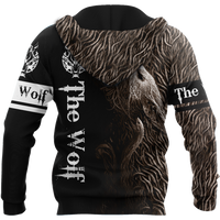 Viking Clothing Fenrir Viking Wolf Hoodie RLT12 - Wonder Print Shop