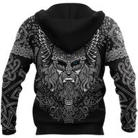 Viking Clothing Viking Odin Tattoo Art Hoodie RLT12 - Wonder Print Shop