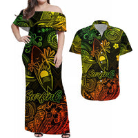 Hawaii Surfing Polynesian Matching Hawaiian Outfits For Couples Unique Style - Reggae LT8 - Wonder Print Shop
