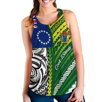 Cook Islands Unique Women Racerback Tank Polynesia Pattern LT13 - Wonder Print Shop