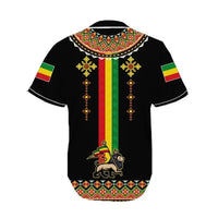 Ethiopia Baseball Jersey Cross Africa Pattern LT10 - Wonder Print Shop