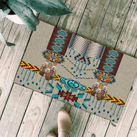 turquoise-blue-pattern-breastplate-native-american-doormat