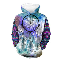 Native American Full Color Dream Catcher 3D Hoodie LT10 - Wonder Print Shop
