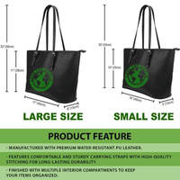 Kanaka Maoli (Hawaiian) Leather Tote - Sea Turtle Tropical Hibiscus and Plumeria Gold - Wonder Print Shop