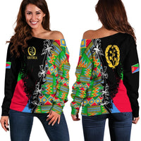 Eritrea Special Knot Off Shoulder Sweater African Pattern LT13 - Wonder Print Shop