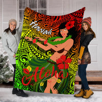 hawaii-hula-girl-reggae-blanket