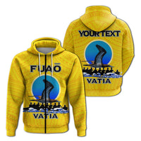 Custom American Samoa Zip Up Hoodie Fuao of Vatia Pride LT12 - Wonder Print Shop