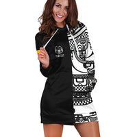 (Custom Personalised) Marquesas Islands Tiki Hoodie Dress Marquesan Tattoo LT13 - Wonder Print Shop