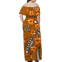 custom-personalised-hawaii-off-shoulder-long-dress-polynesiagold-hibiscus-and-map-mystical