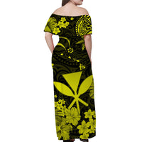 Hawaii Matching Hawaiian Shirt And Dress Polynesia Yellow Kanaka Maoli LT13 - Wonder Print Shop