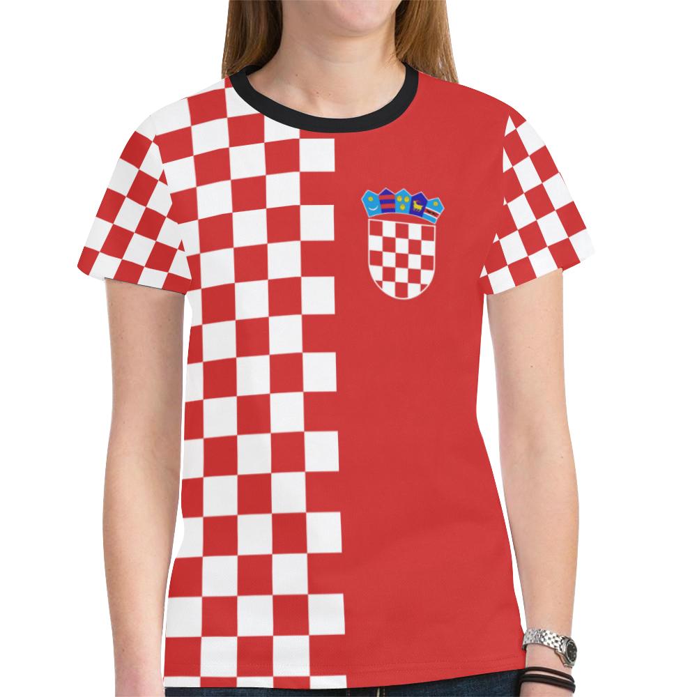 croatia-t-shirt-checkerboard-half-style