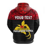 Custom Papua New Guinea Independence Day Zip Up Hoodie LT12 - Wonder Print Shop