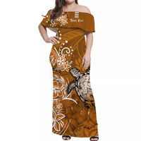 custom-personalised-hawaii-off-shoulder-long-dress-polynesiagold-sea-turtle-honu-and-hibiscus