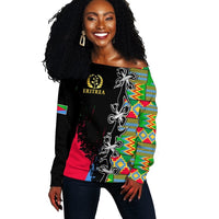 Eritrea Special Knot Off Shoulder Sweater African Pattern LT13 - Wonder Print Shop