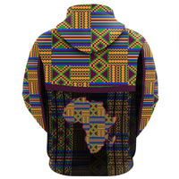 African Hoodie Adofowaa Awaamu Kente Pullover - Wonder Print Shop