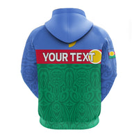 Custom Vanuatu Shefa Province Zip Up Hoodie Flag Style LT12 - Wonder Print Shop