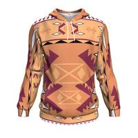Pink Purple Tribal Pattern Native American All Over Hoodie LT10 - Wonder Print Shop