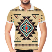 Southwest Symbol Native American Polo T Shirt 3D LT10 - Wonder Print Shop