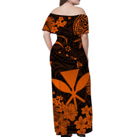 Hawaii Matching Hawaiian Shirt And Dress Polynesia Orange Kanaka Maoli LT13 - Wonder Print Shop