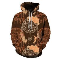 Flower Native American All Over Hoodie LT10 - Wonder Print Shop