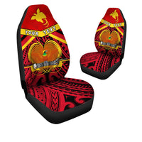 (Custom Personalised) Papua New Guinea Car Seat Covers the One and Only LT13 - Wonder Print Shop