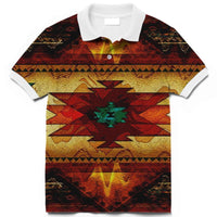 United Tribes Brown Design Native American Polo T Shirt 3D LT10 - Wonder Print Shop