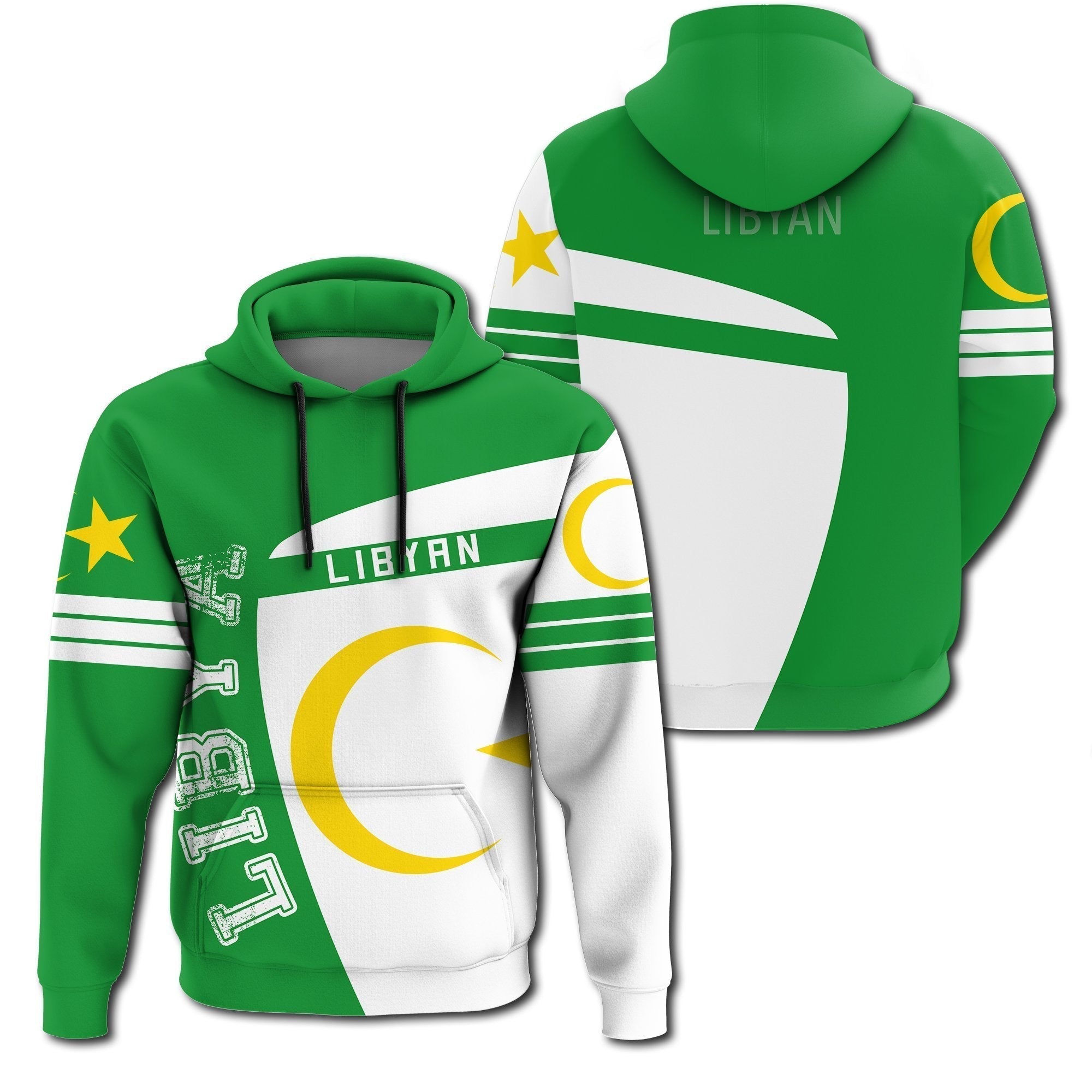 african-hoodie-libya-hoodie-sport-premium