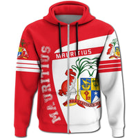 African Zip Hoodie Mauritius Zip Hoodie Sport Premium - Wonder Print Shop