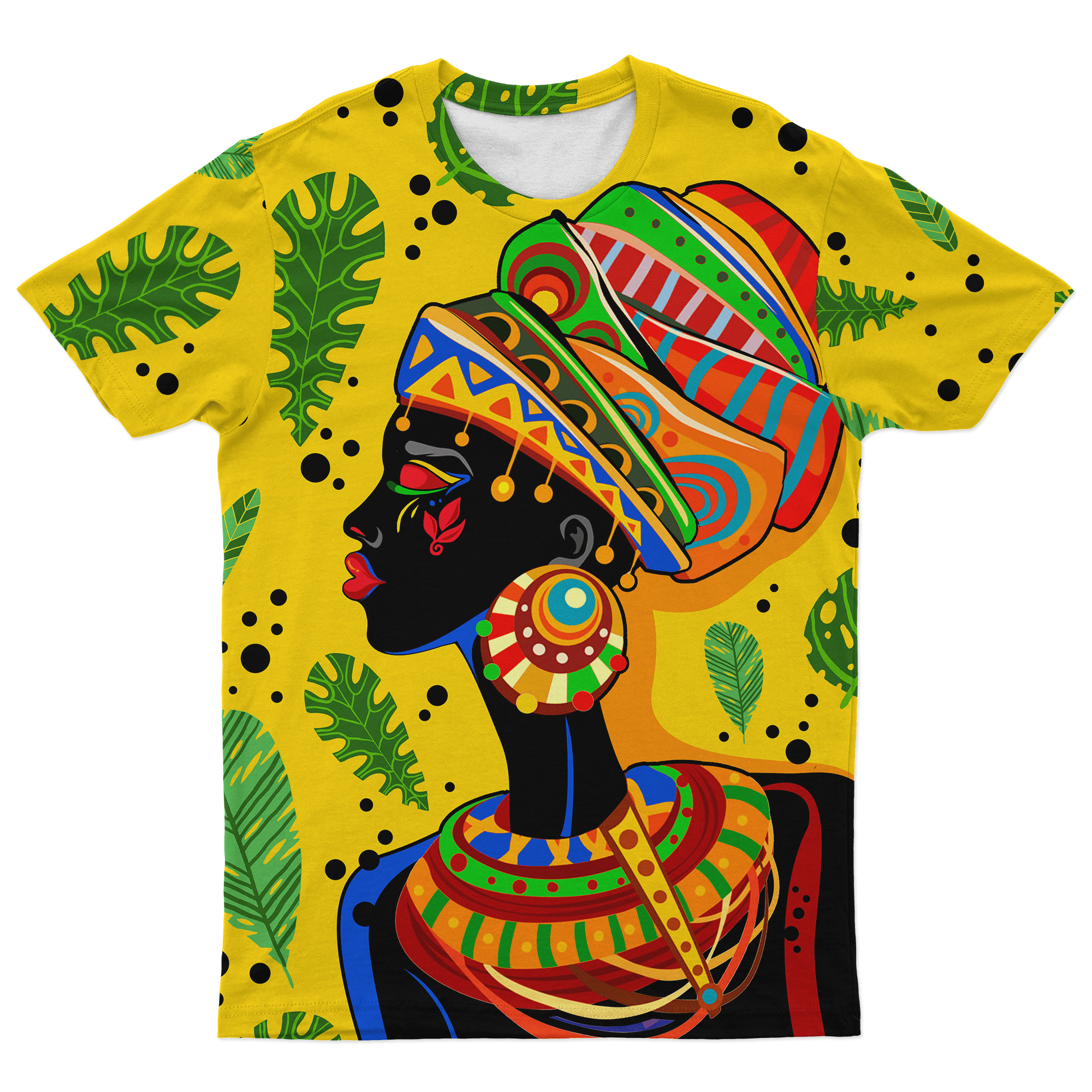 african-art-woman-african-t-shirt