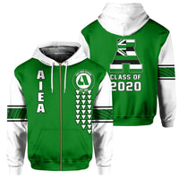 Custom Hawaii Hoodie Aiea High Custom Your Class Zip Hoodie - Wonder Print Shop