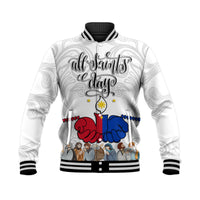 Custom Personalised Philippines Baseball Jacket All Saints' Day LT9 - Wonder Print Shop