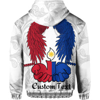 Custom Personalised Philippines Hoodie All Saints Day - Wonder Print Shop