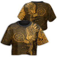 viking-clothing-vegvisir-with-raven-viking-compass-gold-version-croptop-t-shirt