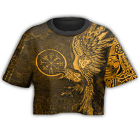 viking-clothing-vegvisir-with-raven-viking-compass-gold-version-croptop-t-shirt