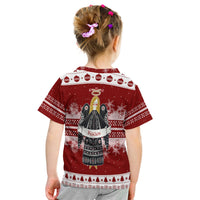 Kios Angel Lithuania Folk Style Christmas Kid T Shirt - Wonder Print Shop
