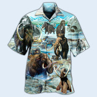 Mammoth Animals Back To Time Mammoth Alive Hawaiian Shirt - Wonder Print Shop