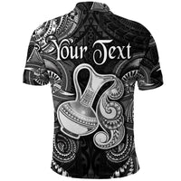 Custom Aquarius Zodiac Polynesian Polo Shirt Unique Style Black LT8 - Wonder Print Shop