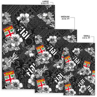Fiji Hibiscus Area Rug Hawaii Style No.3 LT6 - Wonder Print Shop