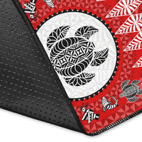 Mate Ma'a Tonga Ngatu Fonu Rugby Area Rug LT6 - Wonder Print Shop