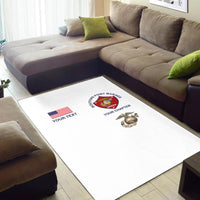 (Custom) Montford Point Marines Area Rug African-American Marine Corps Simple - White LT8 - Wonder Print Shop