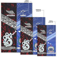 New Zealand and Samoa Area Rug Together Red LT8 - Wonder Print Shop