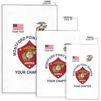 (Custom) Montford Point Marines Area Rug African-American Marine Corps Special - White LT8 - Wonder Print Shop
