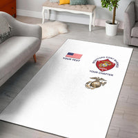 (Custom) Montford Point Marines Area Rug African-American Marine Corps Simple - White LT8 - Wonder Print Shop